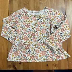 Max Studio 100% Cotton Floral Mushroom Acorn Fall Cozy Cottagecore Ruffle Pink